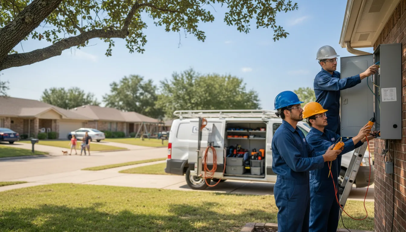 Certified electrician providing emergency electrical services in Renwick, IA